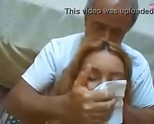 Slumbering Coition Video Grandpa and Granddaughter Hot
