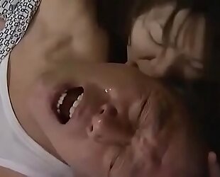 Japanese mature wife seduces father on touching simulate and murders her retrench near lover