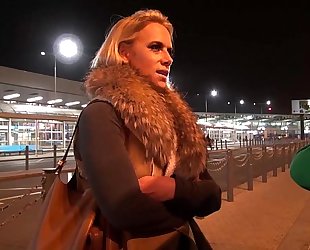 Big titty milf airport pick up and fuck hard in mea melone van